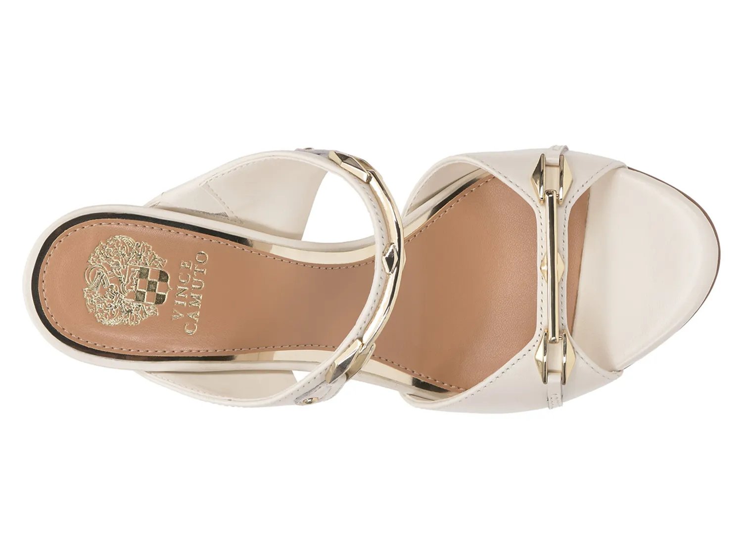 Сандалии Vince Camuto Ambra Sandal, Cream Leather — фото 4