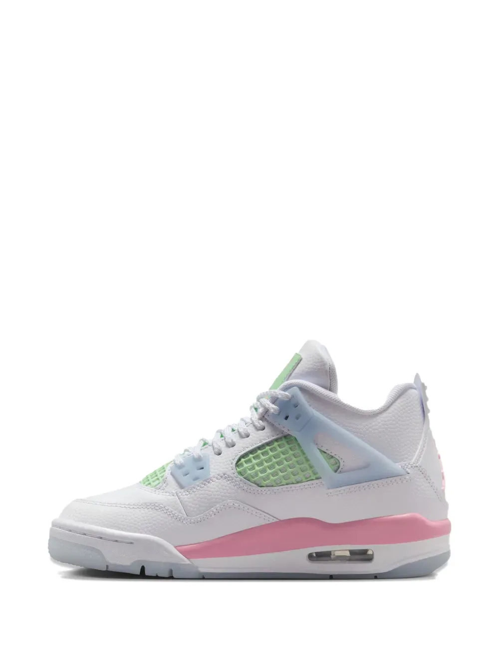 Кожаные кроссовки Air Jordan 4 GS "День святого Валентина" Jordan Kids, белый