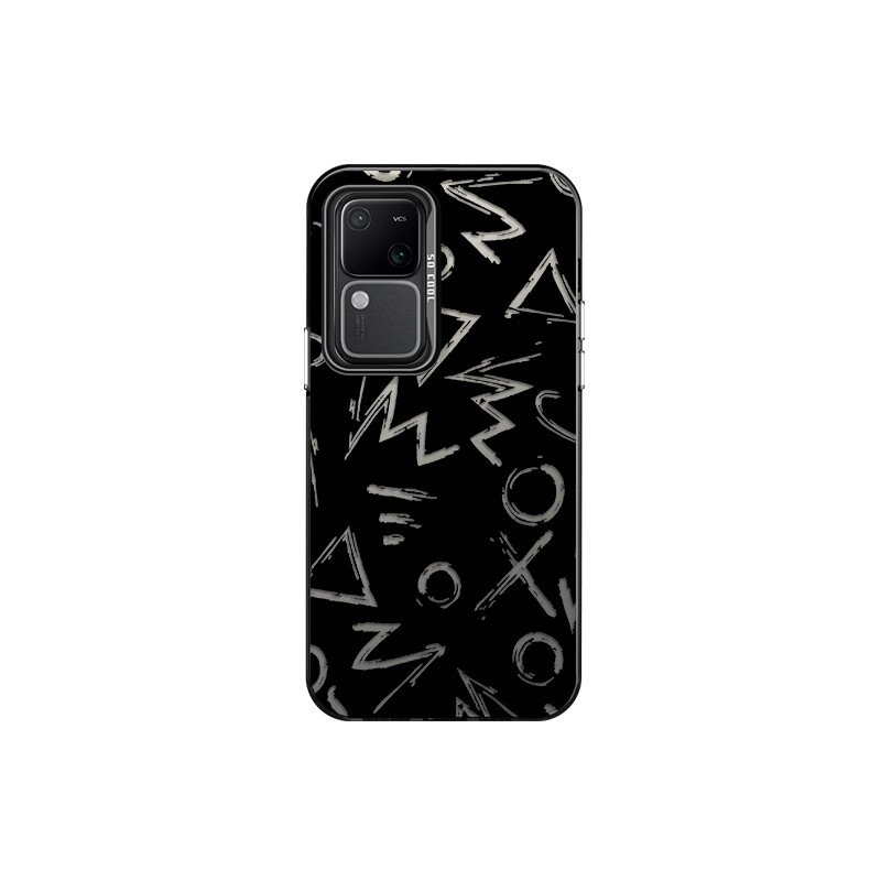 

Чехол для телефона с камнями Stones, Color silver black - DWSTSCY034
