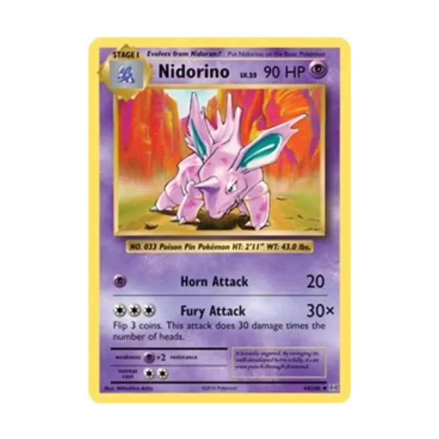 

CCG Нидорино (Ю) #44, Pokemon - XY - Evolutions - Singles