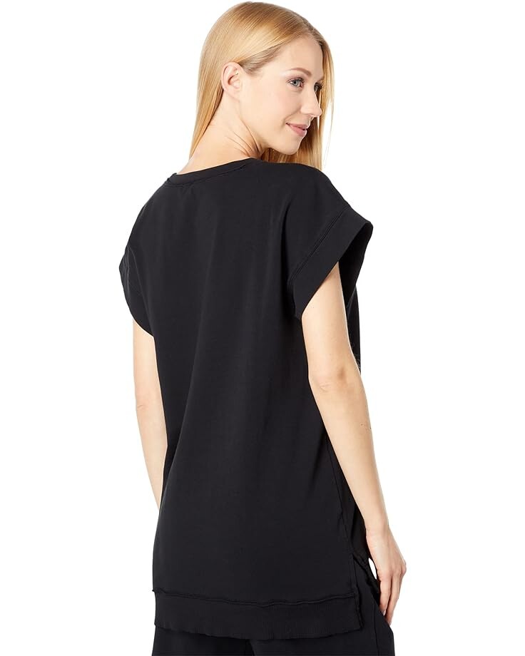 

Топ Mod-o-doc Lightweight French Terry Oversized Dolman Top, черный