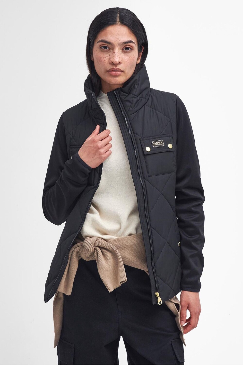 

Стеганая футболка Rubins box куртка Barbour International, черный