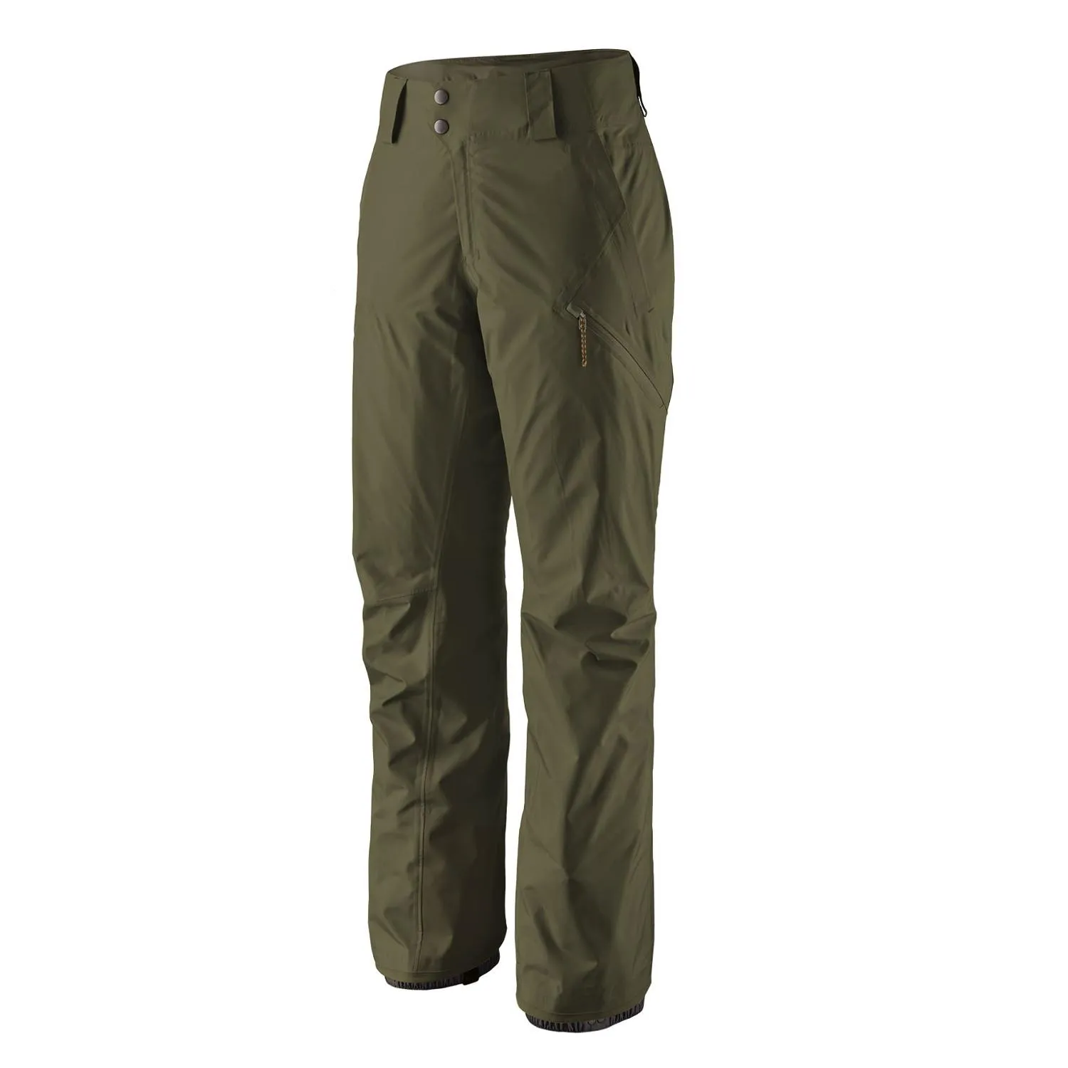 

Лыжные штаны Powder Town женские Patagonia, Pine Needle Green