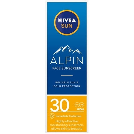 Sun Alpin Солнцезащитный крем для лица Spf30 Защита от солнца 50 мл, Nivea — фото 3