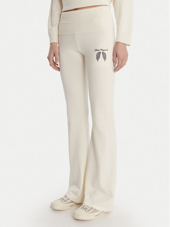 

Вязаные брюки relaxed fit W6RB63 Z2V62 Guess, экрю