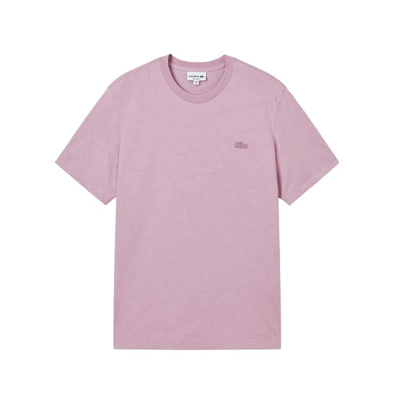 Футболка мужская с круглым вырезом Moderate LACOSTE, Z4H/Albizia Julibrissin Pollen