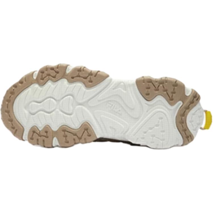 FILA KIDS Детские кроссовки для бега с низким верхом, устойчивые к истиранию и скольжению, бежево-серые, для подростков — фото 3