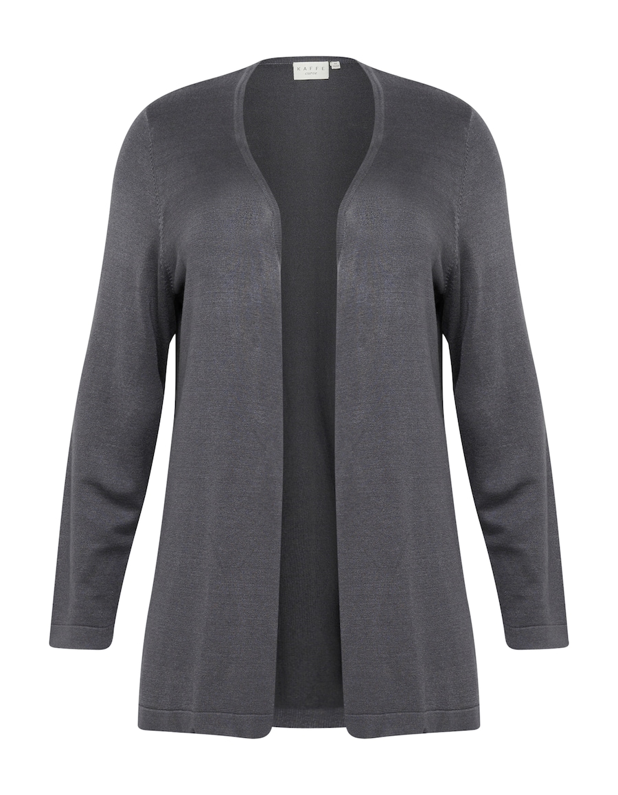 

Вязаный кардиган KAFFE CURVE Farsia, серый