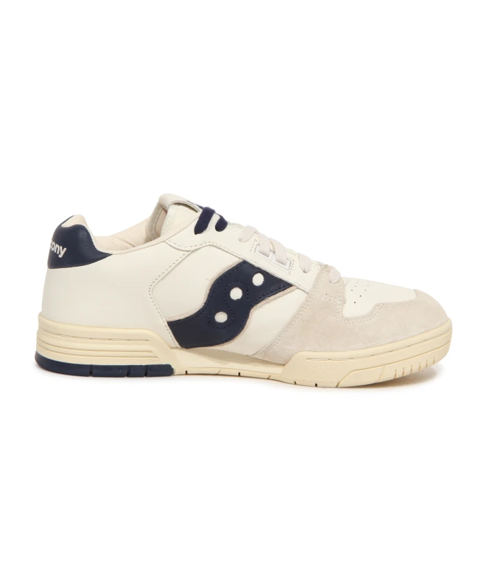 Низкие бежево-голубые кроссовки Sonic Saucony, бежевый