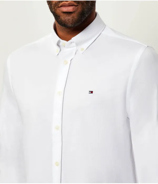 Футболка для выступлений Slim fit Tommy Hilfiger, белый — фото 4