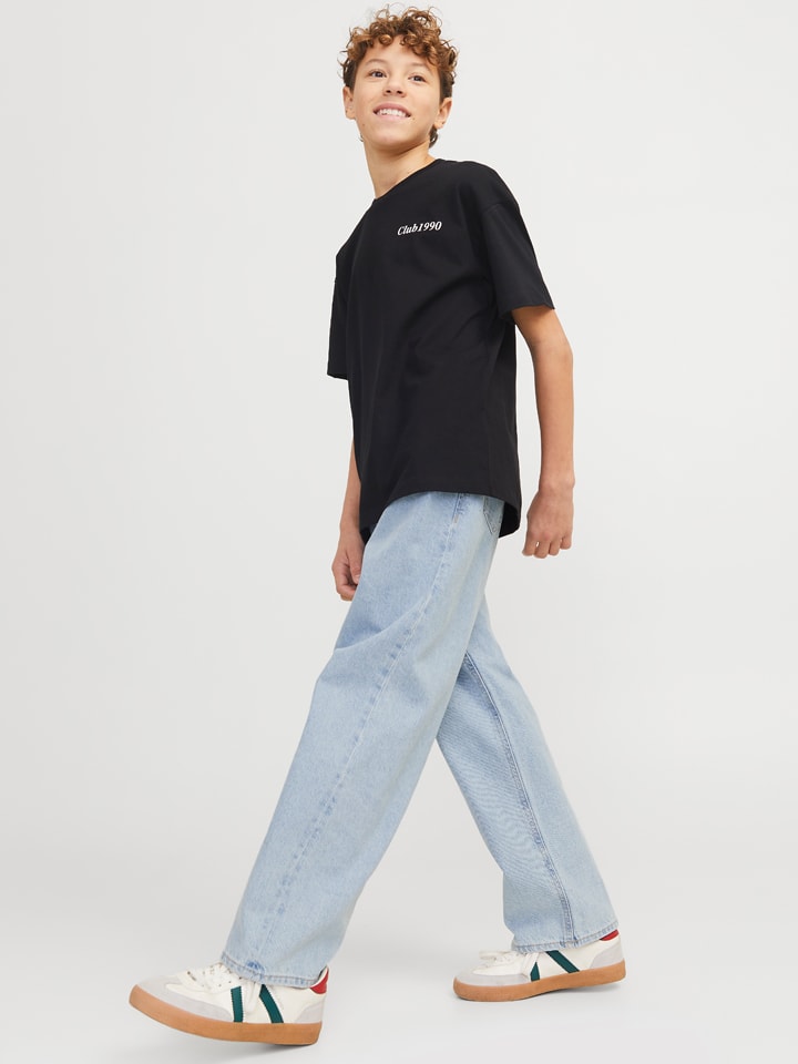 JACK & JONES Junior Джинсы "Алекс" светло-голубого цвета — фото 3