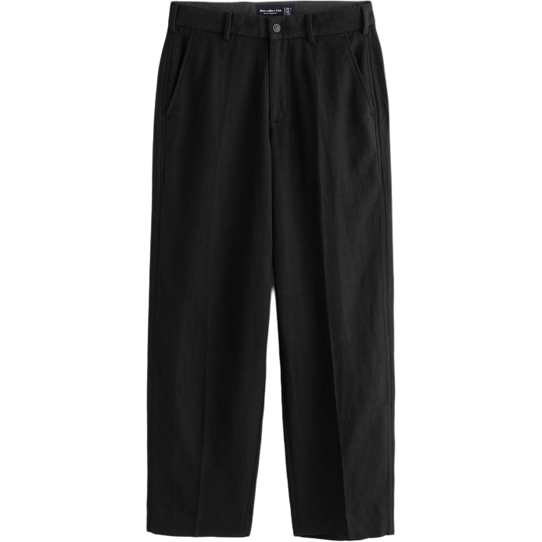 

Повседневные брюки Unisex Abercrombie＆Fitch, черный