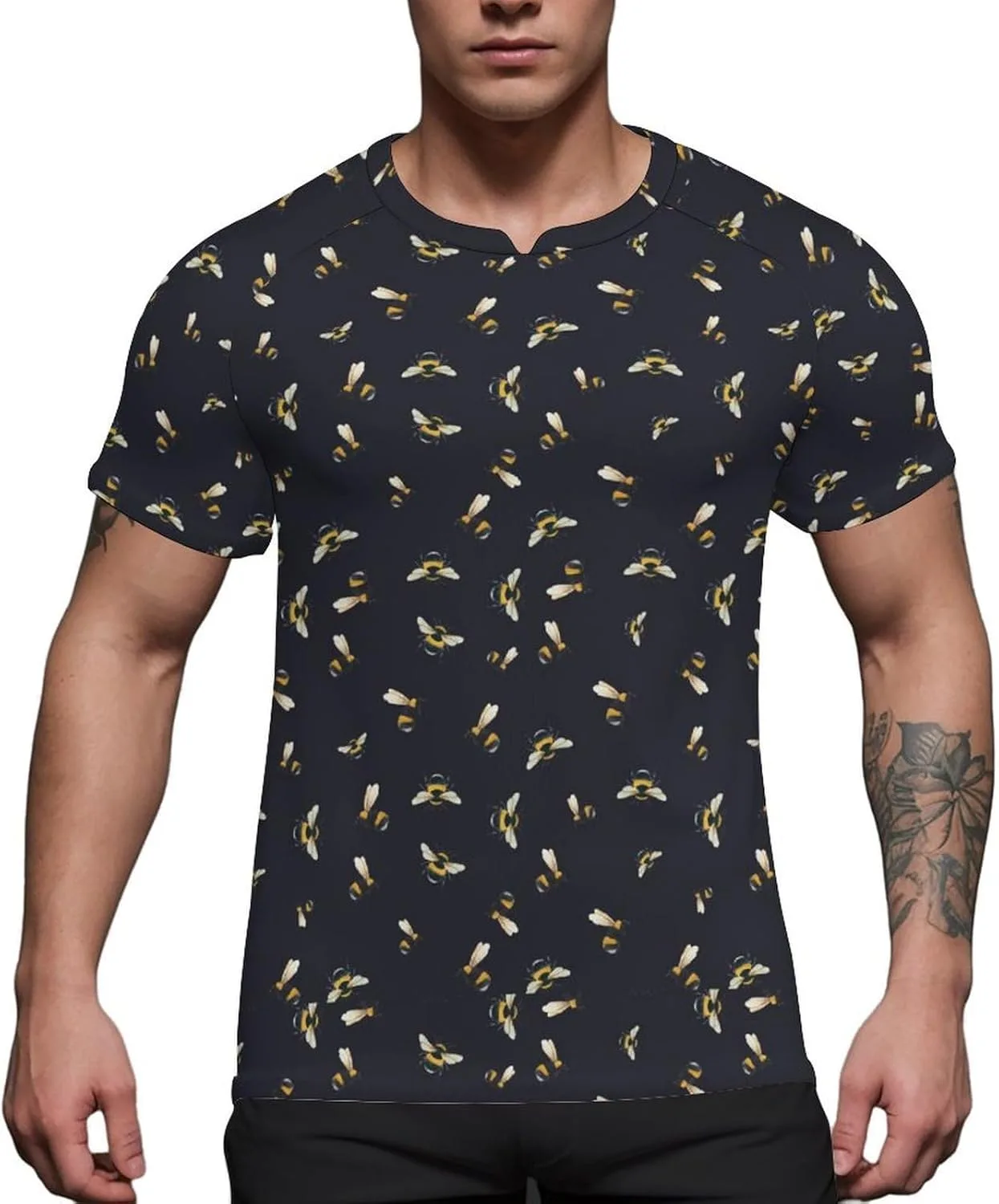 

Футболка мужская Watercolor Bumblebee Ice Silk Quick Dry