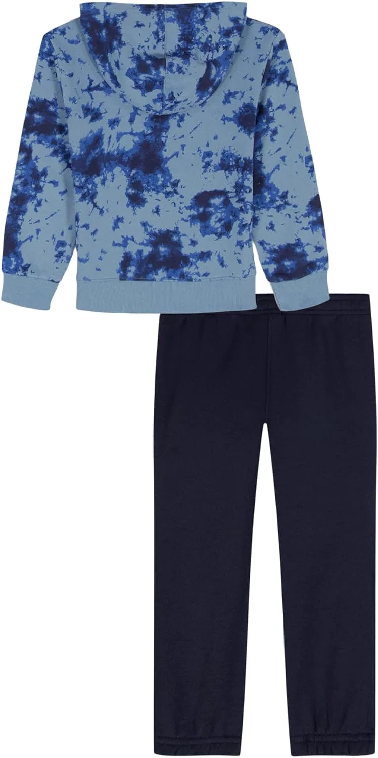 Детский костюм из худи и штанов Under Armour, Blue Smoke Aop — фото 2