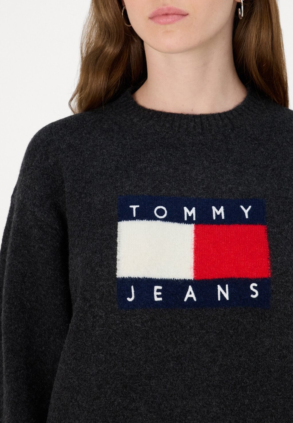 

Джемпер MELANGE FLAG Tommy Hilfiger, пестрый черный