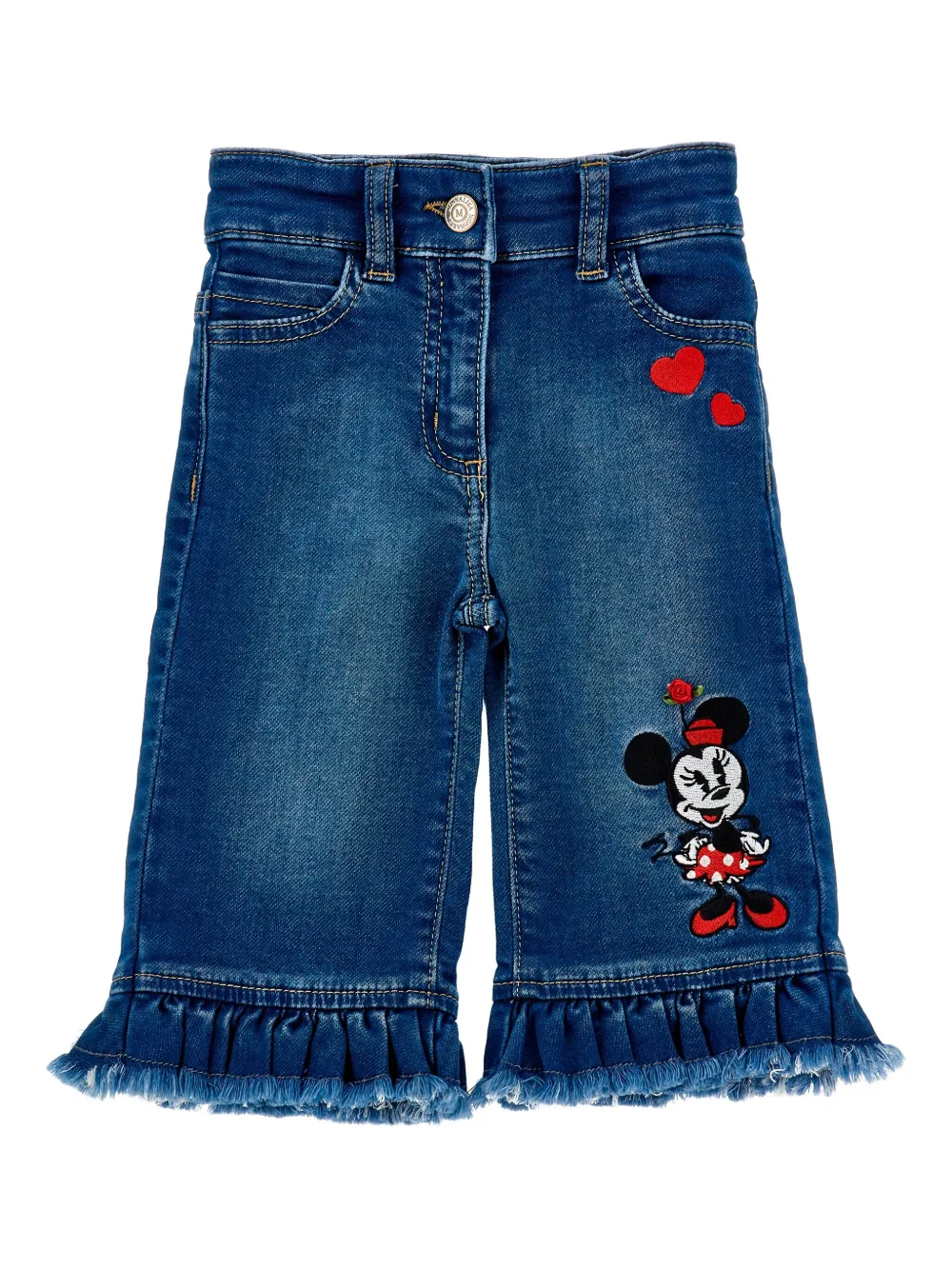 

Джинсы Minnie Mouse из коллаборации с Disney Monnalisa, синий