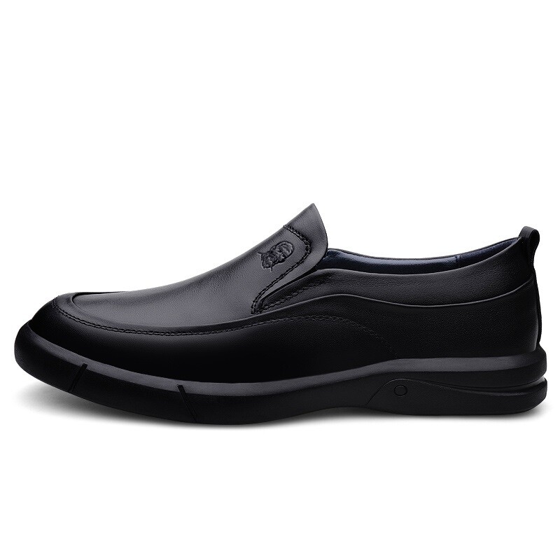 

Туфли мужские Men"s Casual Men Low-Top Laorentou, цвет Black Smooth Finish