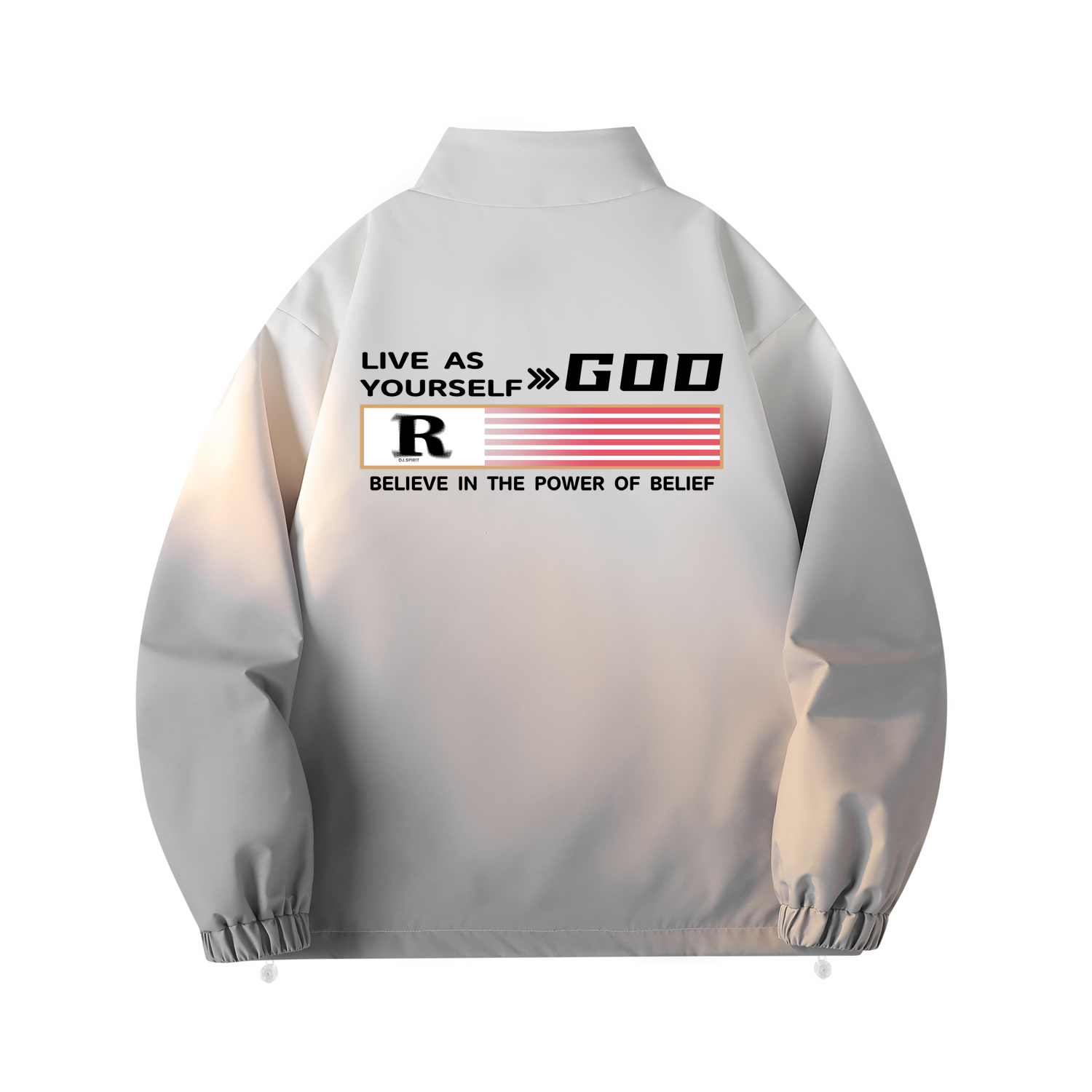 

DJ.SPIRIT Куртка Unisex, Gray Gradient (Stand Collar)