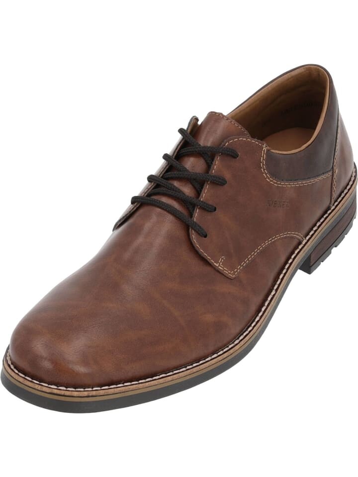 

Туфли на шнуровке rieker, цвет wood/toffee