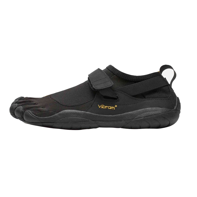 

Vibram Кроссовки мужские черные с низким верхом и противоскользящей подошвой KSO Slip Support