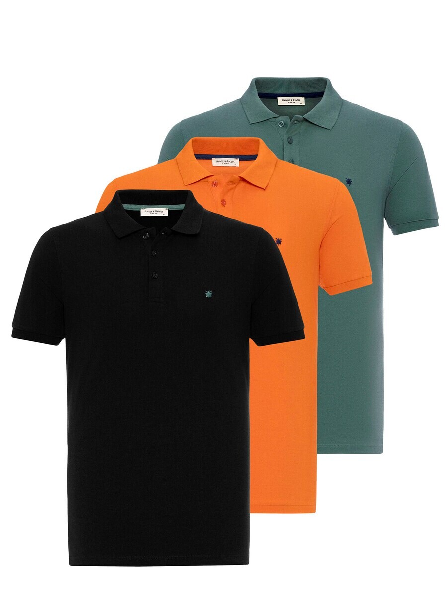 

Футболка Anou Anou, цвет Green/Orange/Black