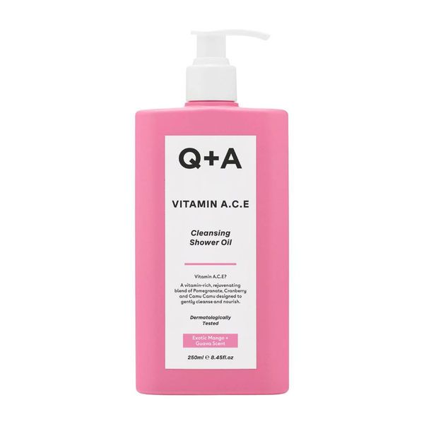 

Питательное витаминное масло для мытья тела, 250 мл Q+A Vitamin a.c.e