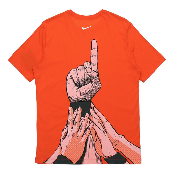 

Футболка как hbl generic df graphic sports tee мужские Nike, оранжевый