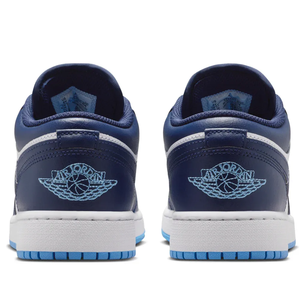 Кроссовки (GS) Air Jordan 1 Low 'Midnight Navy University Blue' — фото 3