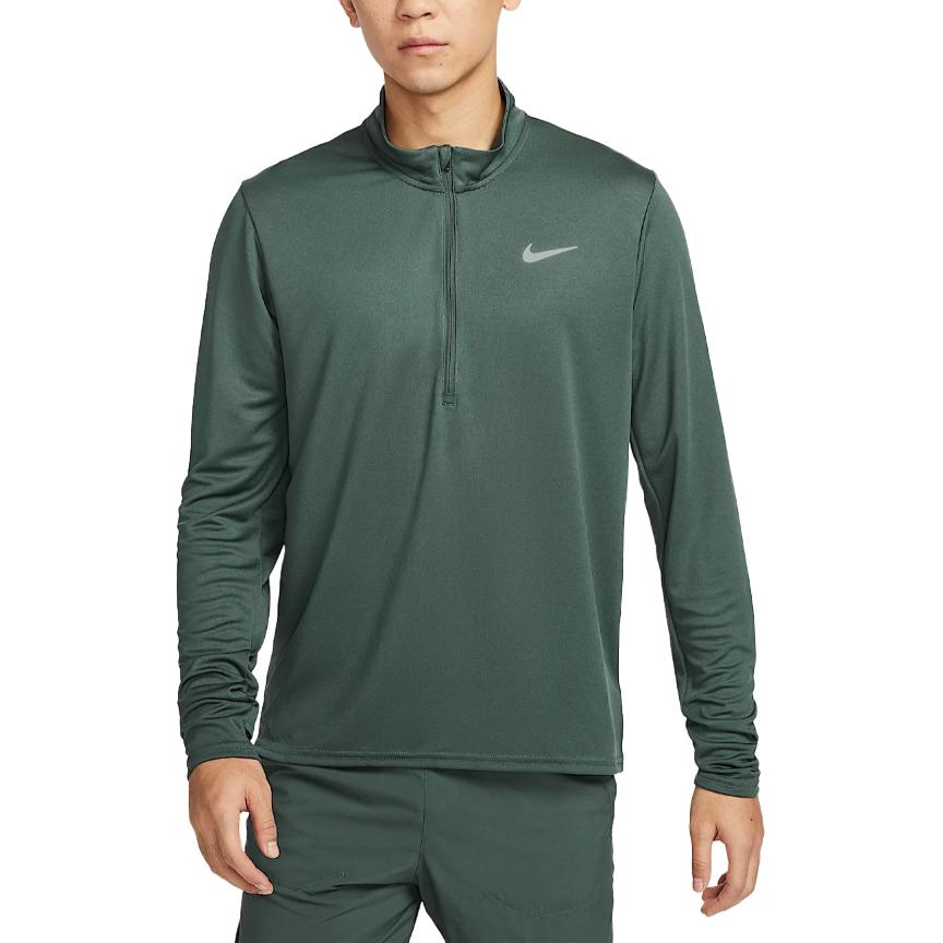 

Nike Футболка для бега dri fit pacer мужская vintage green