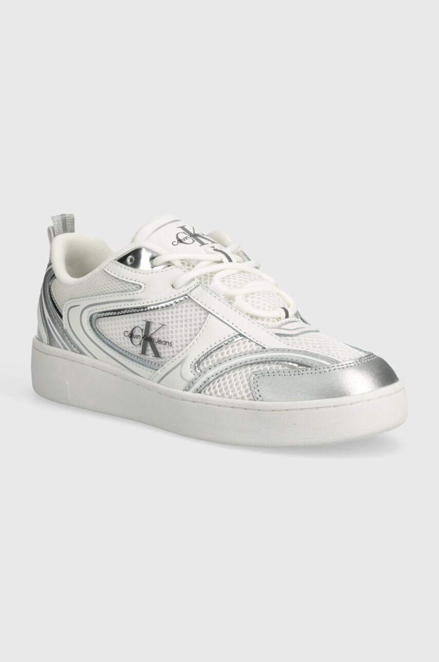 

Кроссовки Calvin Klein Jeans BASKET CUPSOLE LOW MIX ML MR, белый