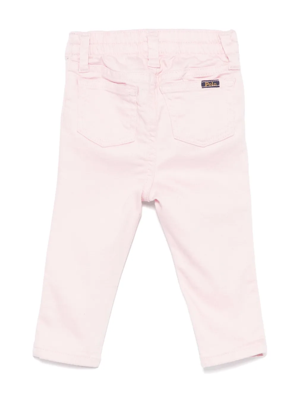 Зауженные джинсы POLO RALPH LAUREN KIDS, розовый — фото 2