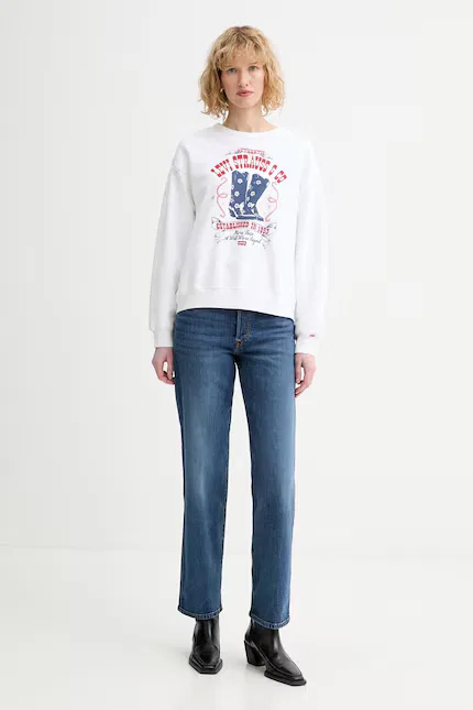 Худи GRAPHIC HERITAGE CREW Levi's, белый — фото 2