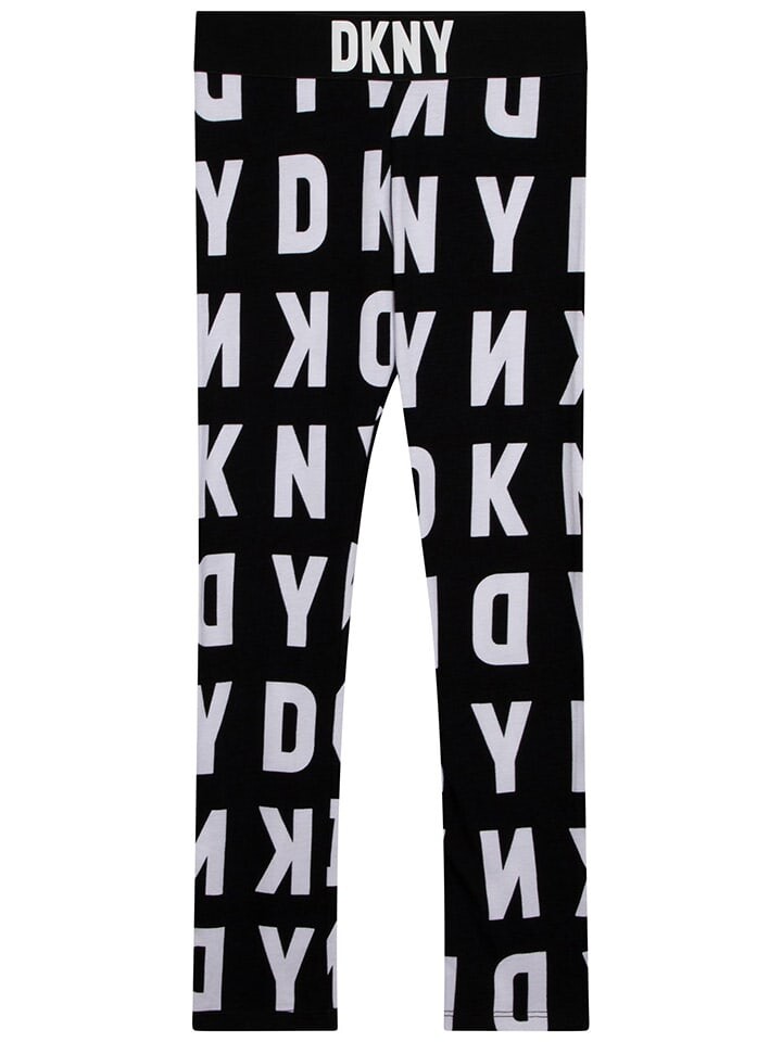 

Леггинсы DKNY, черный/белый