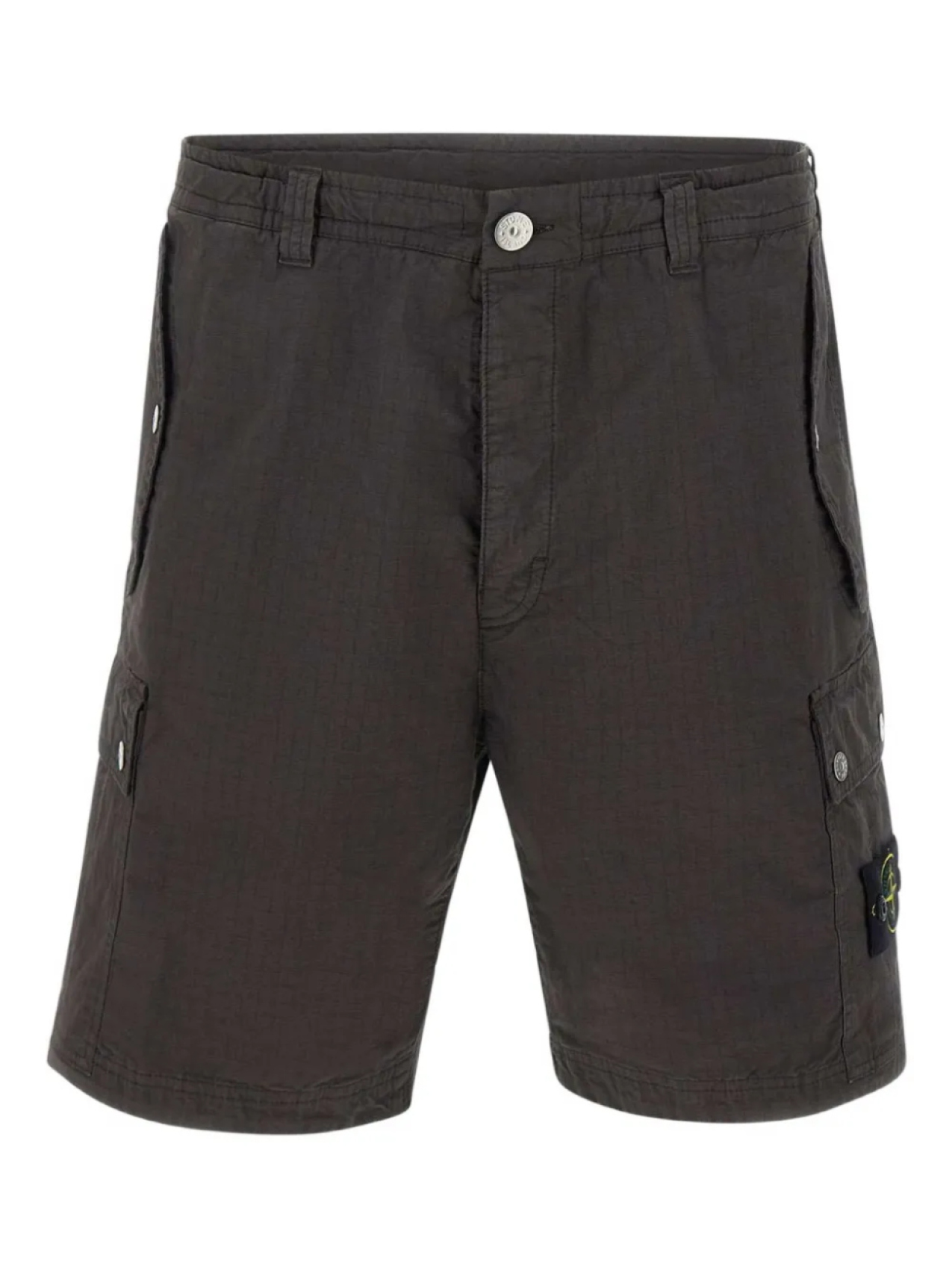 

Шорты-карго из рипстопа Stone Island, серый