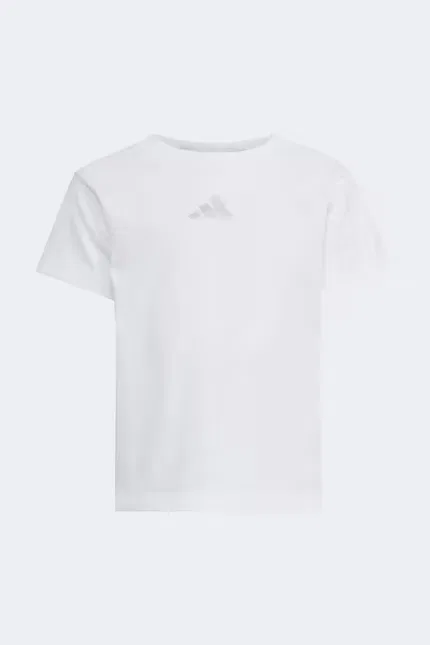 Комплект детский из хлопка Adidas, белый — фото 3