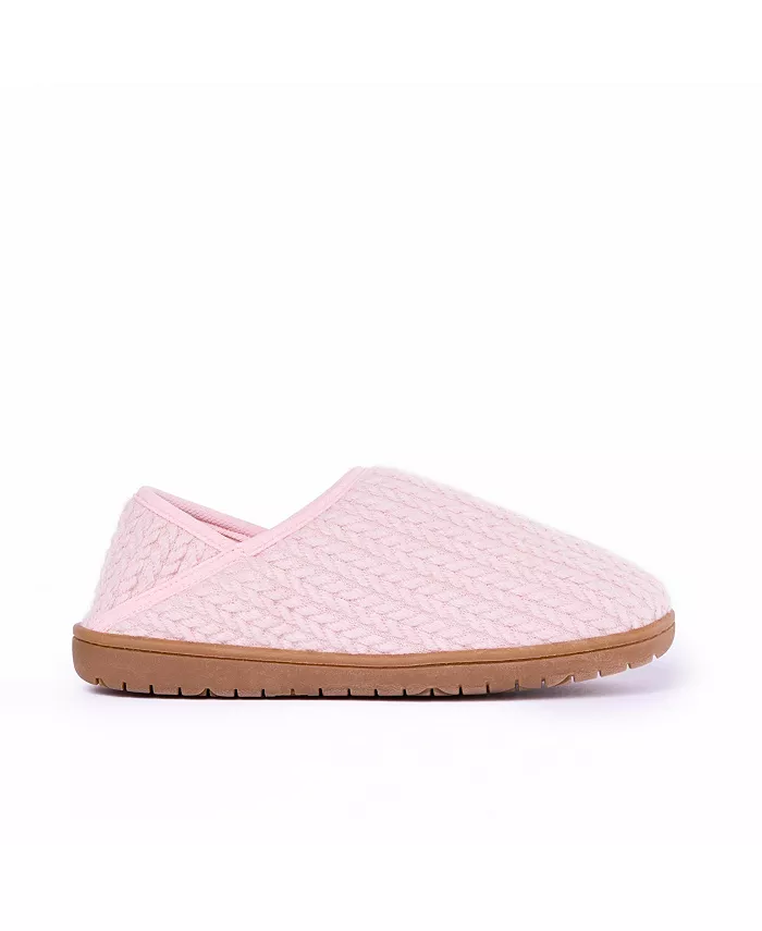 Женские складные тапочки Packaway Fabric с гибкой пяткой Minnetonka, розовый — фото 4