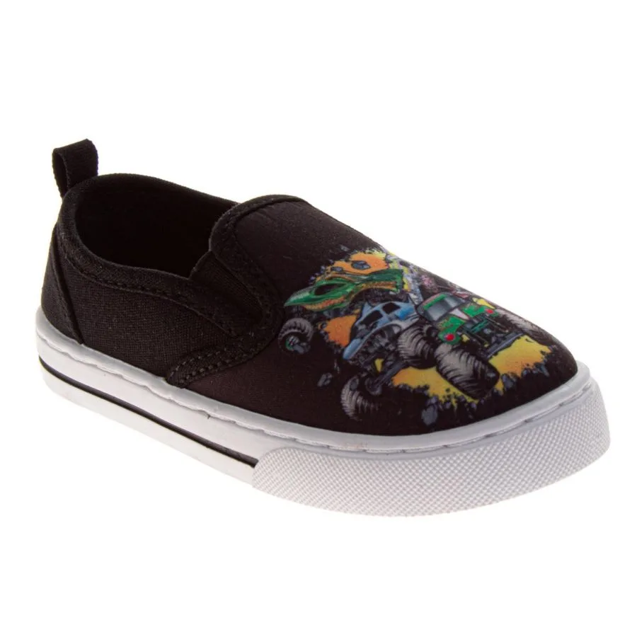 Big Boys Monster Truck Slip On Monster Jam, черный