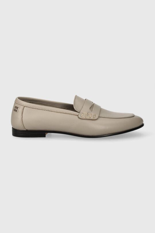 

ESSENTIAL LEATHER LOAFER кожаные мокасины Tommy Hilfiger, бежевый