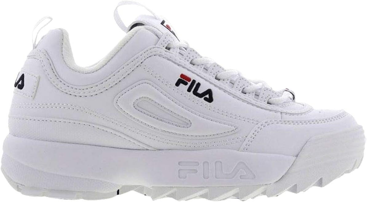 Кроссовки Fila Kid's Disruptor II, белый/красный — фото 3