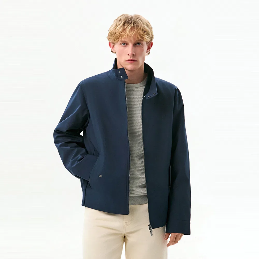 Мужская короткая куртка со съёмным жилетом тёмно-синяя от Tommy Hilfiger