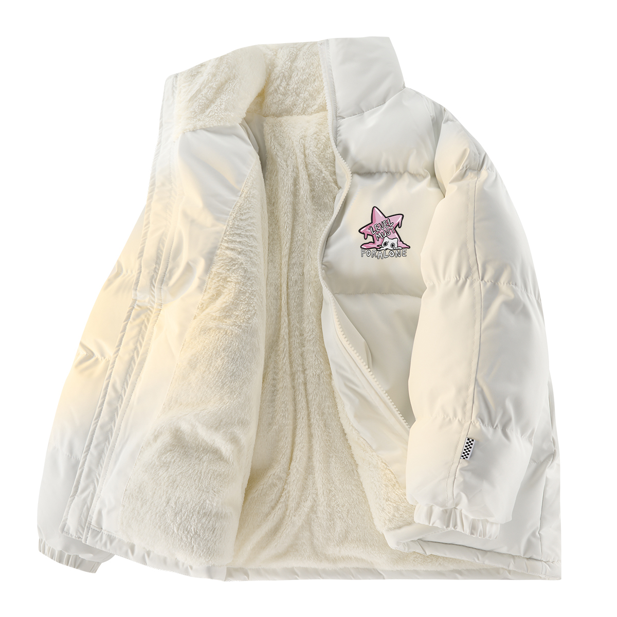 

LEVEL Пуховик Relax серии, White Pink