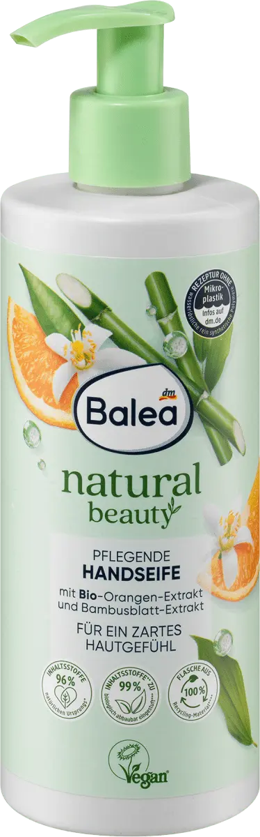 

Жидкое мыло Natural Beauty Bamboo Апельсиновый цвет 0,3 л Balea