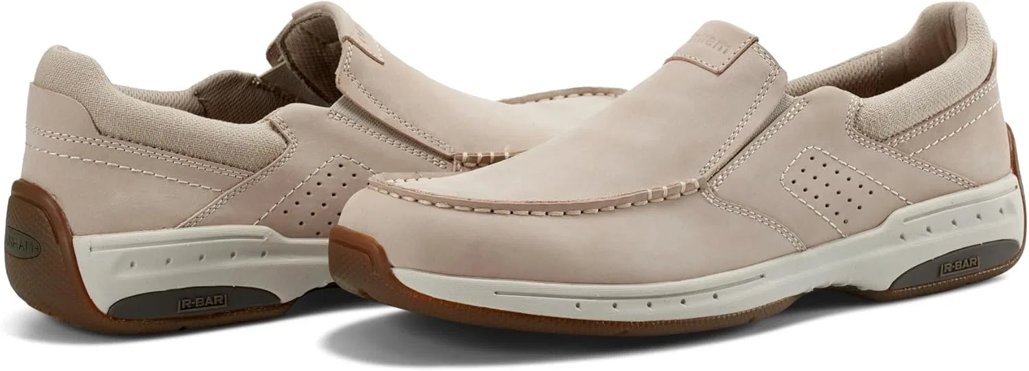 Лоферы мужские Dunham, Stone Nubuck — фото 4