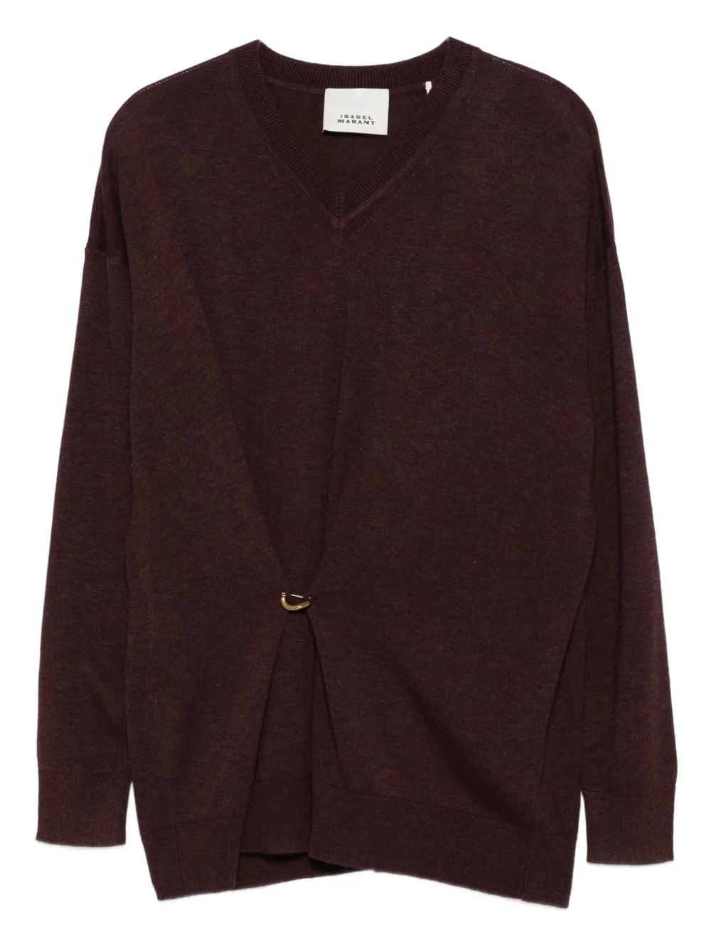 

Свитер Chiraz с V-образным вырезом Isabel Marant, красный