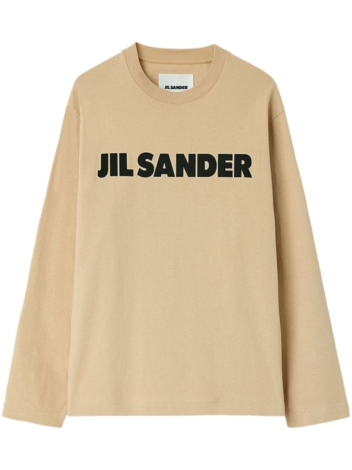 

Jil Sander футболка с логотипом, коричневый