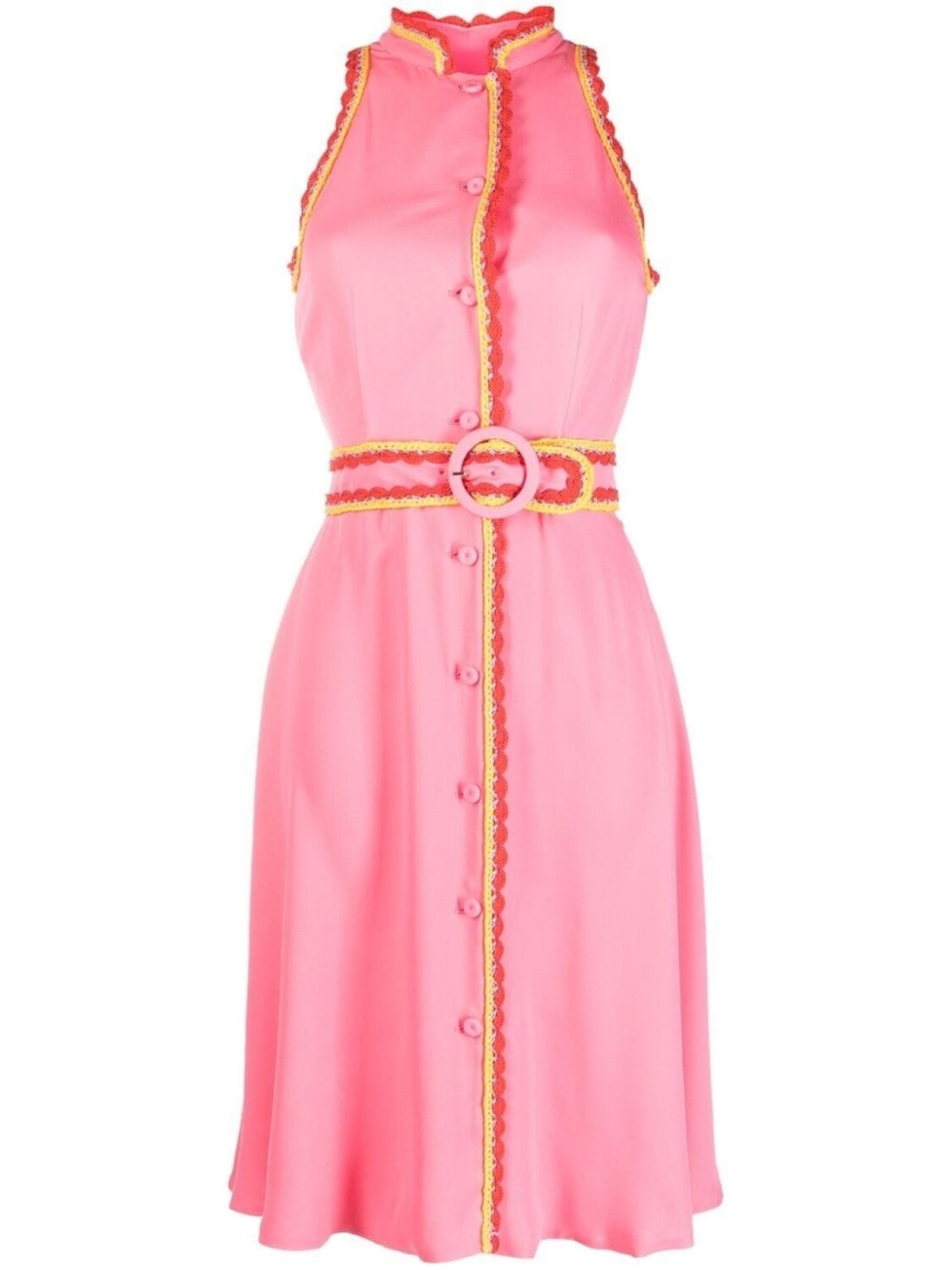 

Moschino платье с поясом, розовый