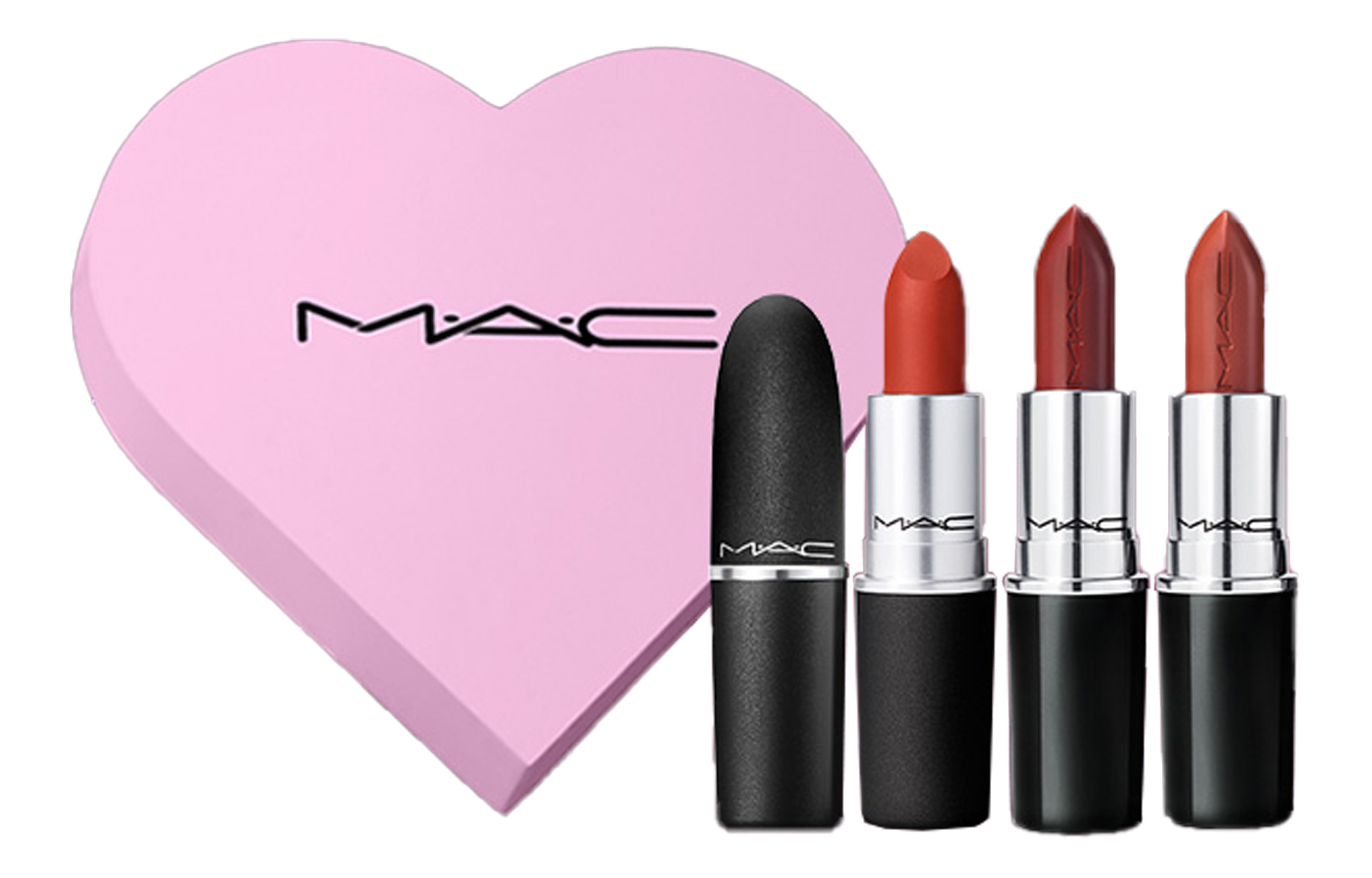 

Подарочный набор помад devoted love words легко растушевывается #316+#549+#544 MAC