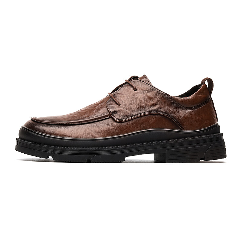 Туфли мужские Men"s Casual Men Low-Top Xiaotoulang, коричневый — фото 2