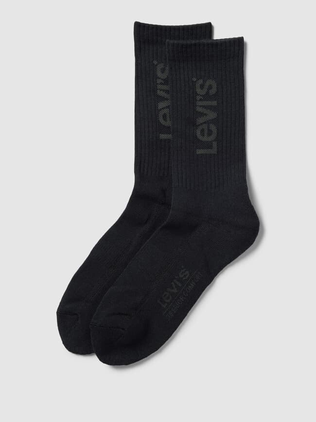 

Носки с принтом этикетки, в упаковке 2 шт Levi's, черный