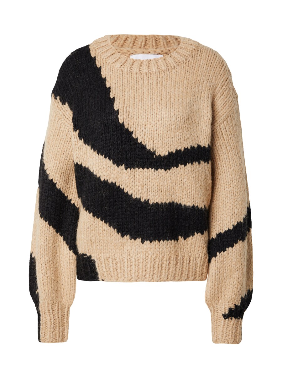 

Тонкий вязаный свитер The Wolf Gang Sweater Palermo, светло-бежевый